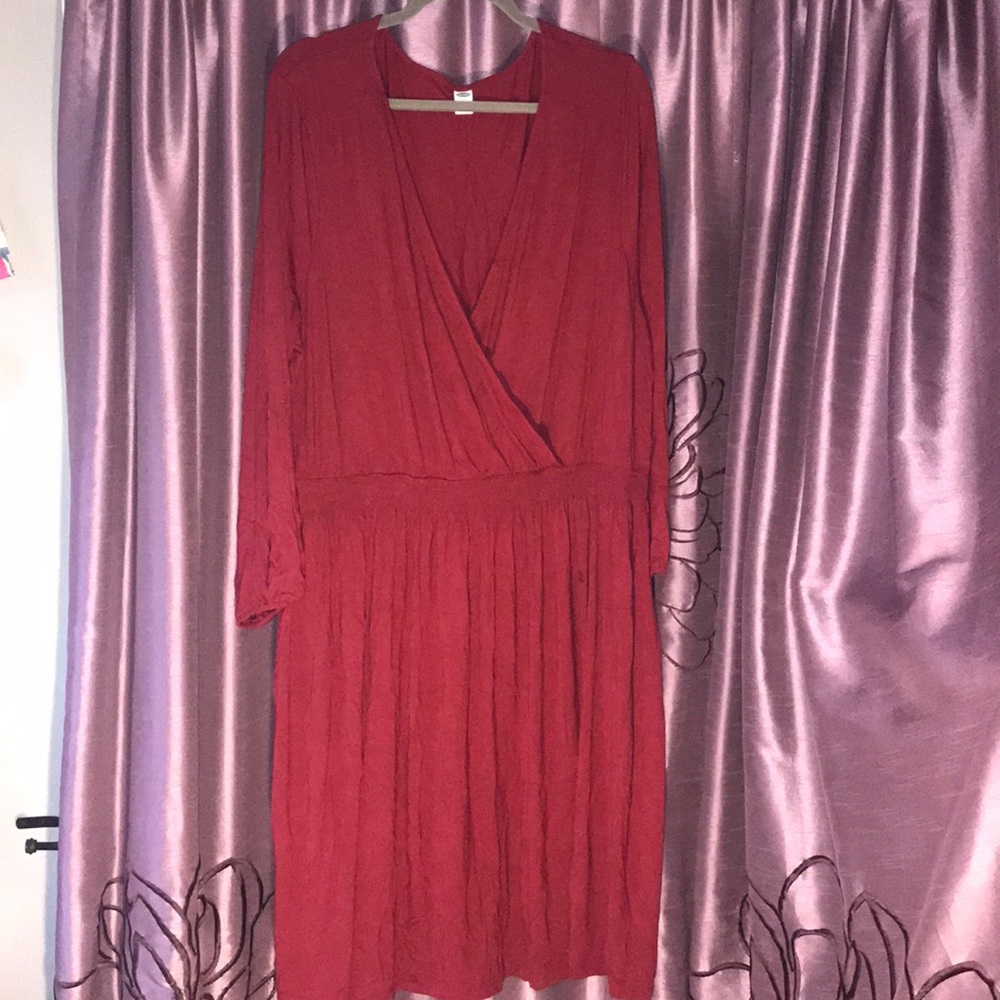 Old Navy Plus Size Burgundy Dress